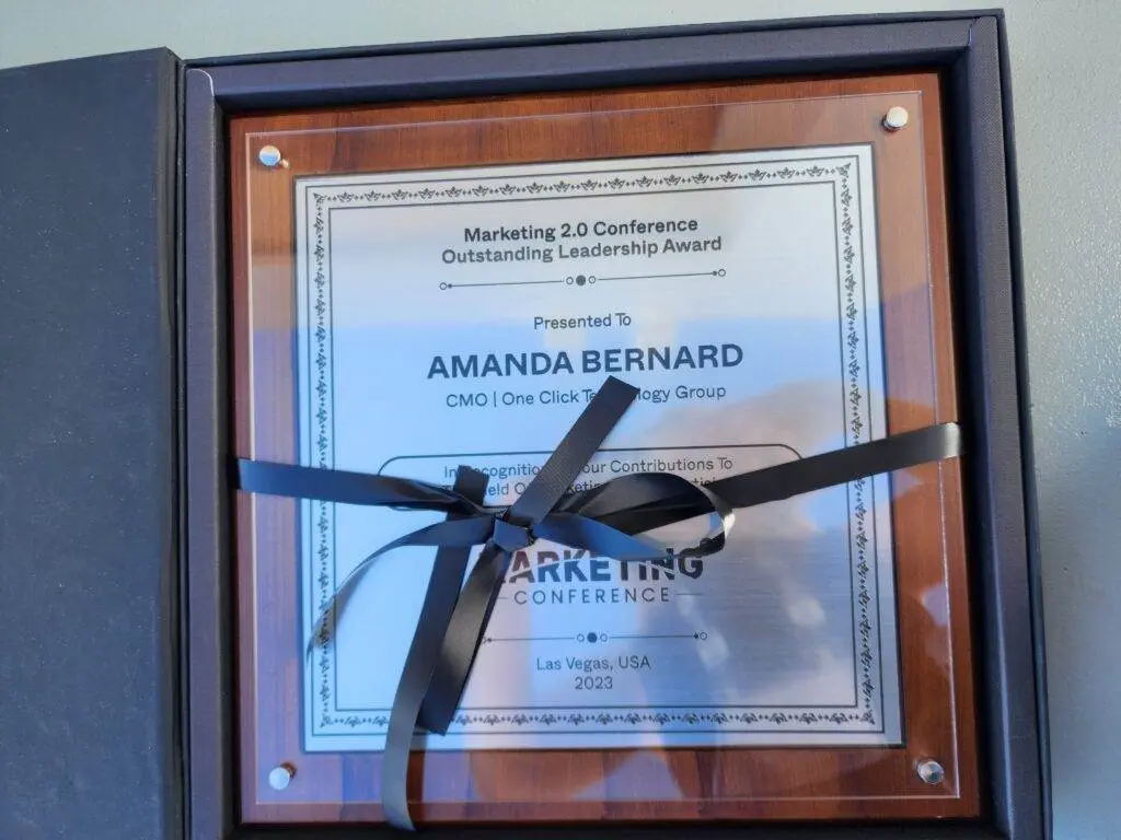 Image of the Outstanding Leadership Award Plaque